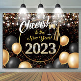 Lofaris UK Cheers To The New Year 2023 Balloon Holiday Backdrop